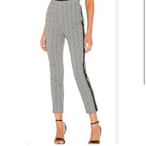 Bailey 44 Black and White Plaid Cropped Pants from Revolve